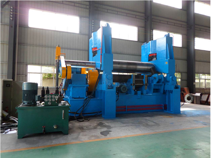 Листопрокатный станок с предварительным изгибом и вальцом Макс. Толщина 50 мм (W11S-50X3000)